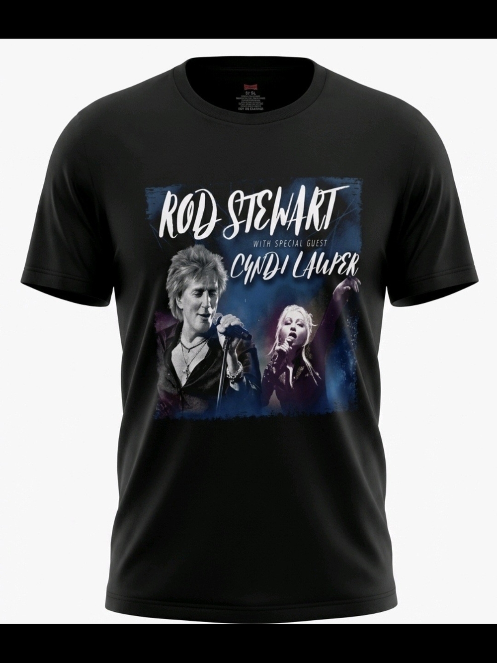 Black Short-Sleeve Graphic Tee - Concert Style